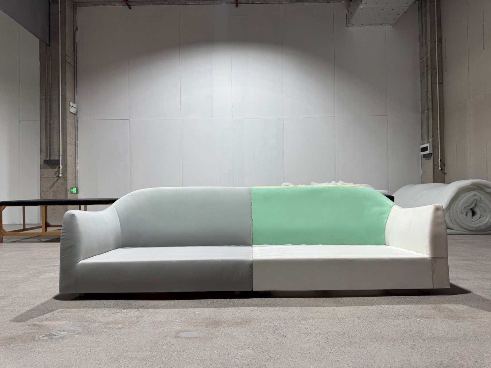 High-density foam and cushion filling process at Linen World