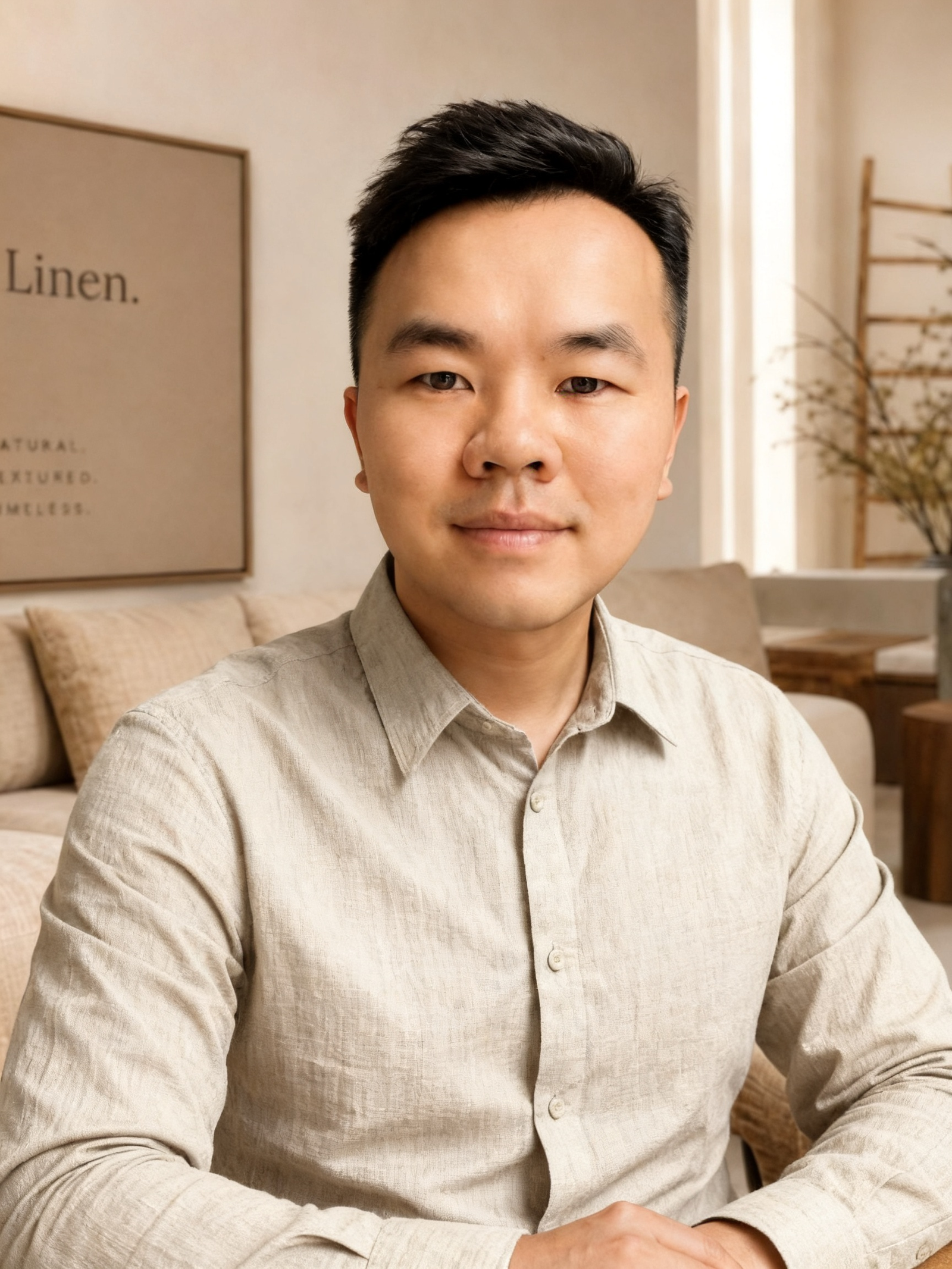 Linen World founder and creative director