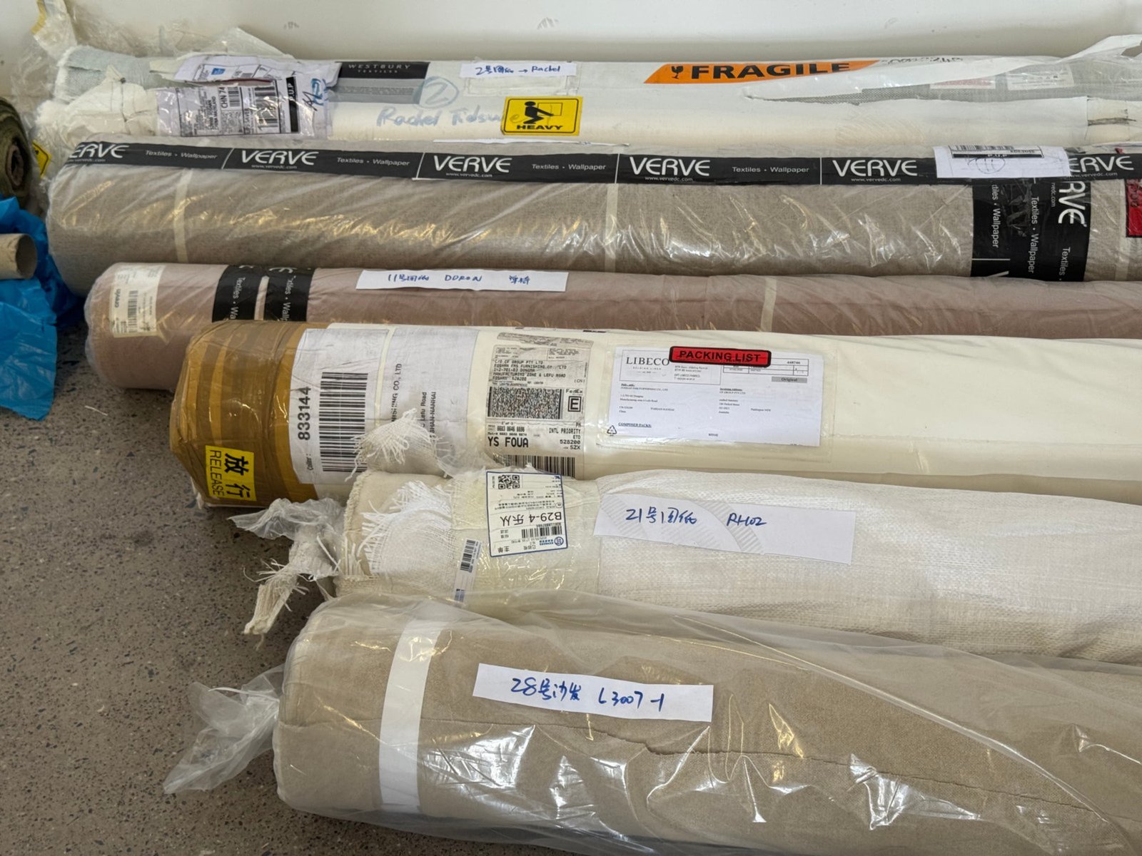 Belgian linen fabric selection and sourcing at Linen World