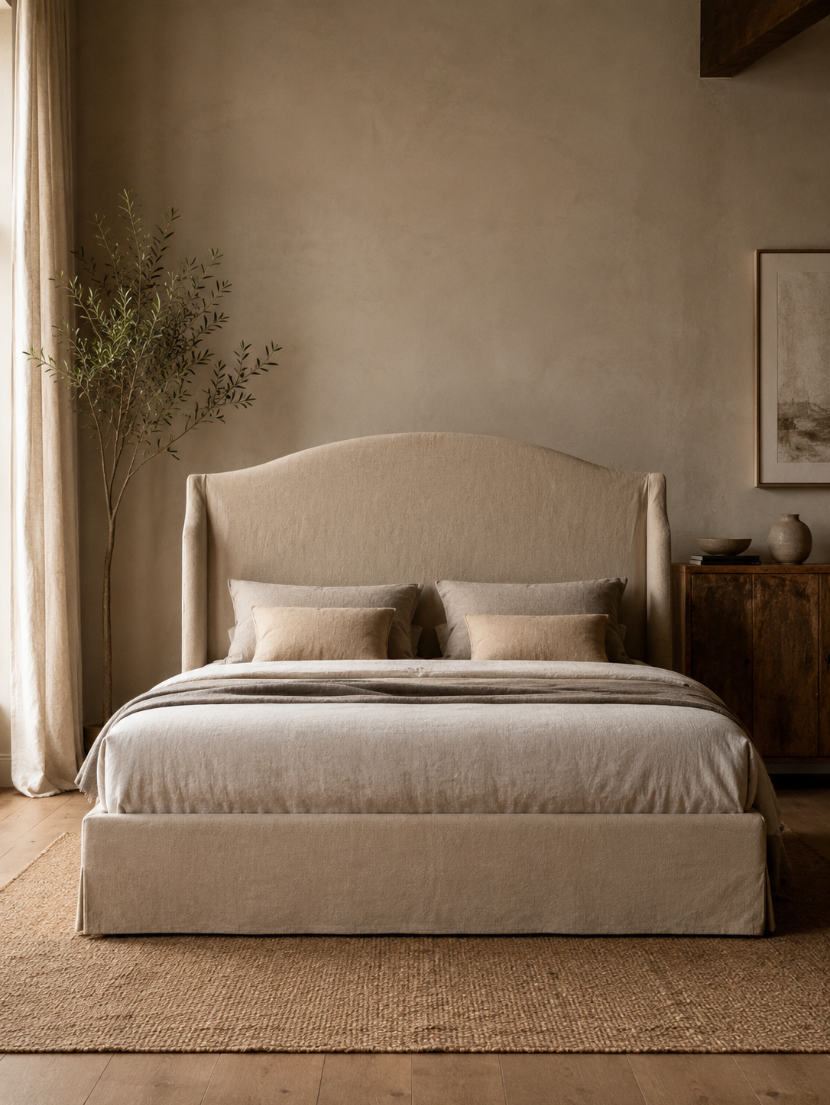 Bespoke upholstered beds collection