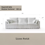 Hyacinth Linen Sofa