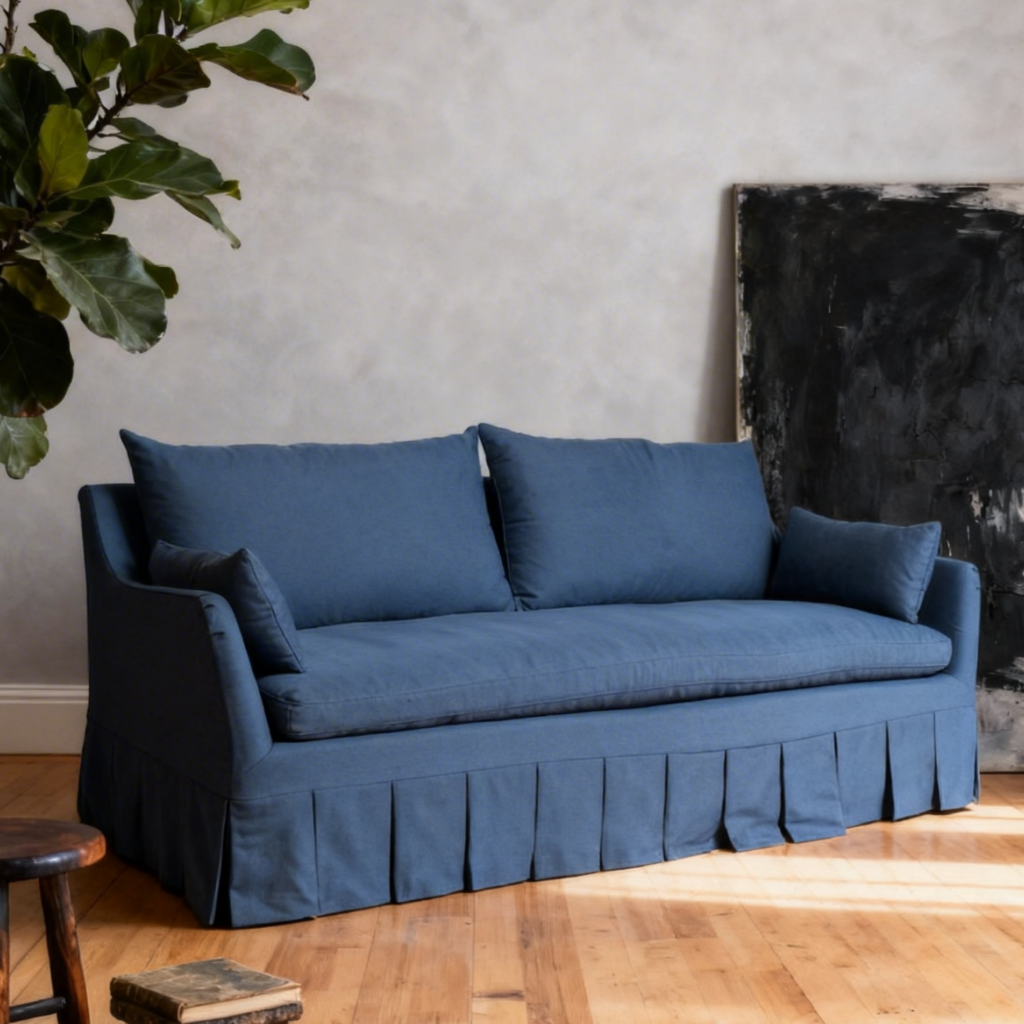 Valley Box Pleated Sofa