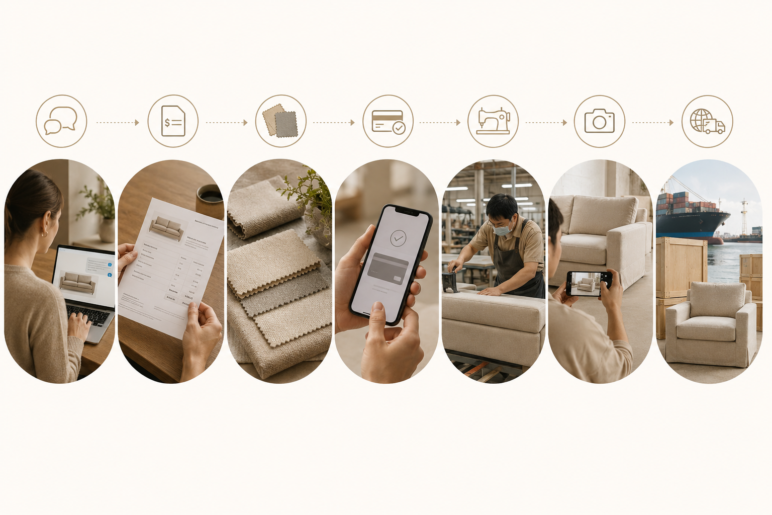 Linen World sofa and armchair collection overview
