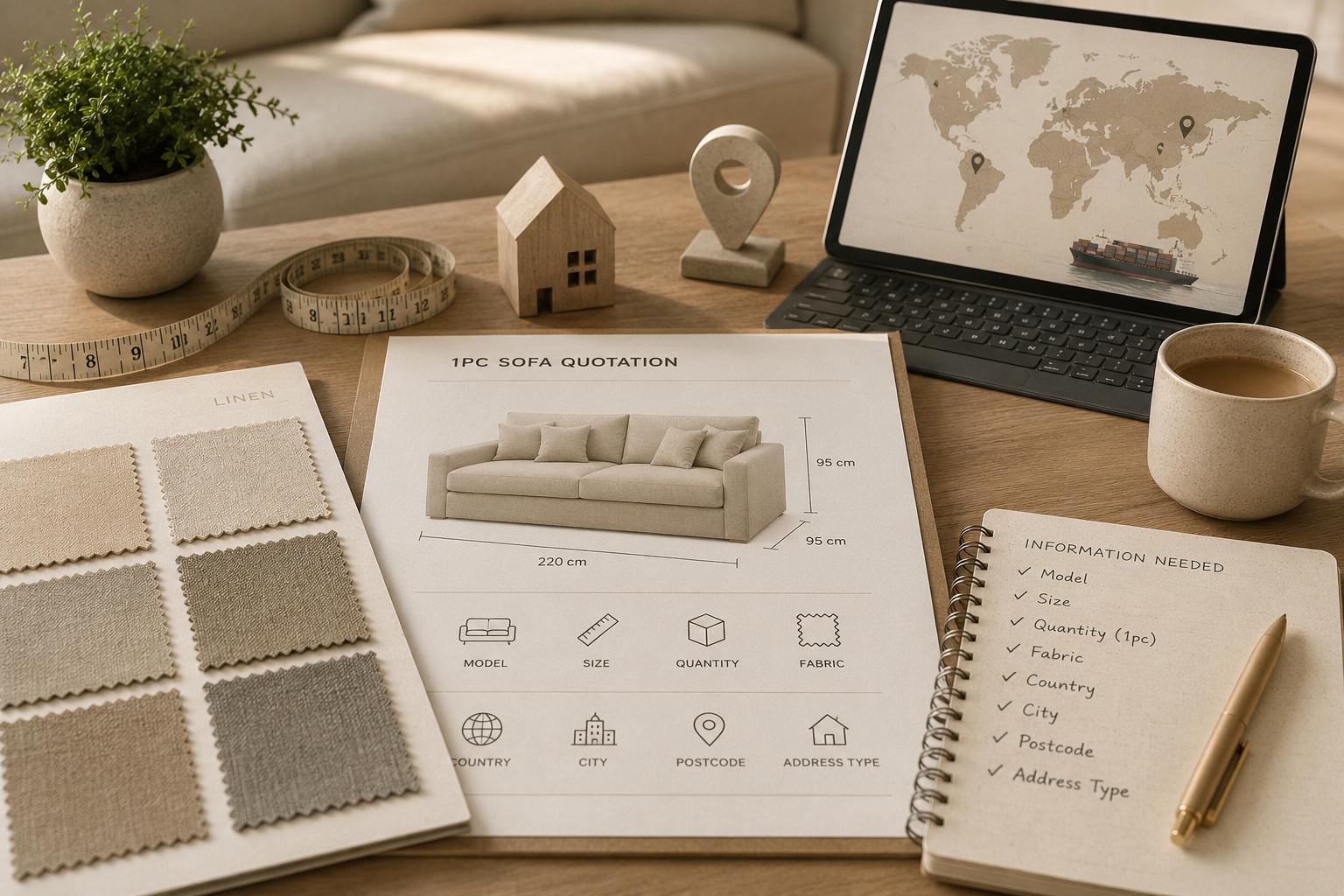DDP delivery explained for international linen furniture orders