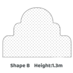 Customizable Headboards-Shape B