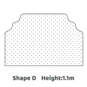 Customizable Headboards-Shape D