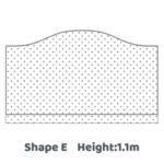 Customizable Headboards-Shape E