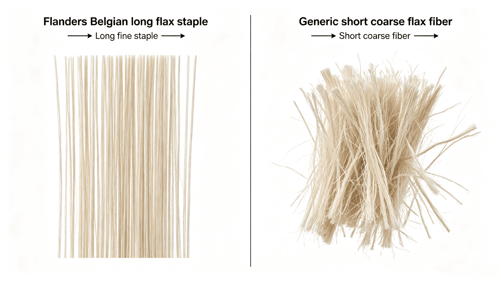 Linen fiber comparison