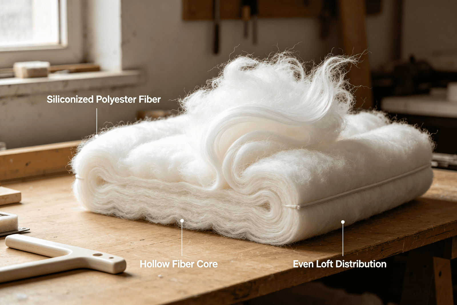Polyester fill