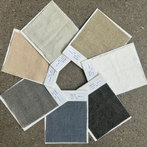 Thick Linen Milan fabric swatch