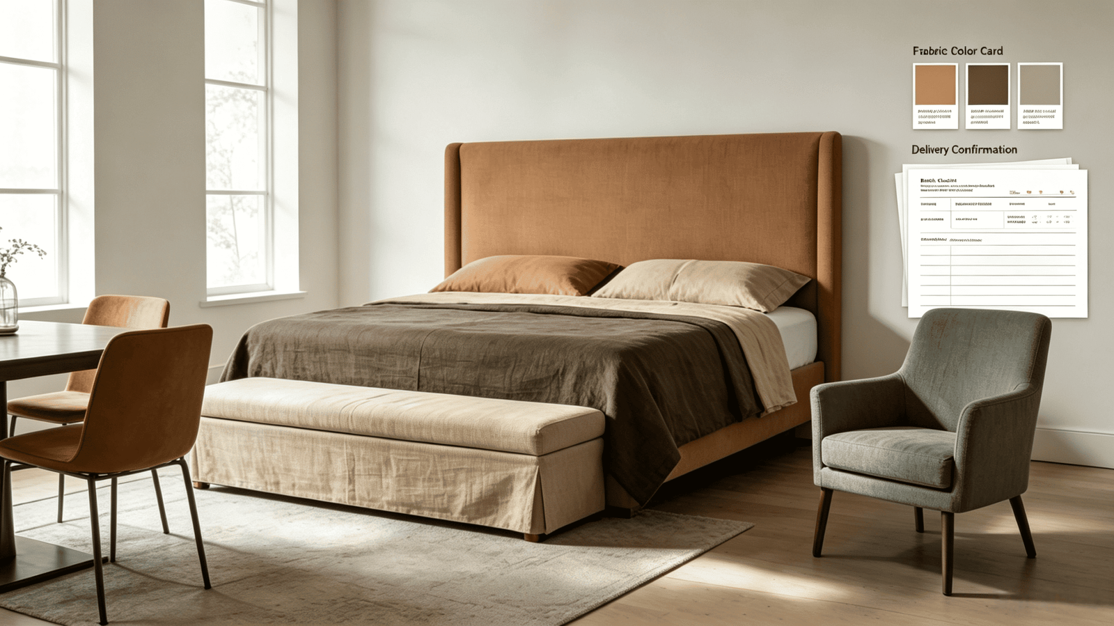 bedroom upholstery