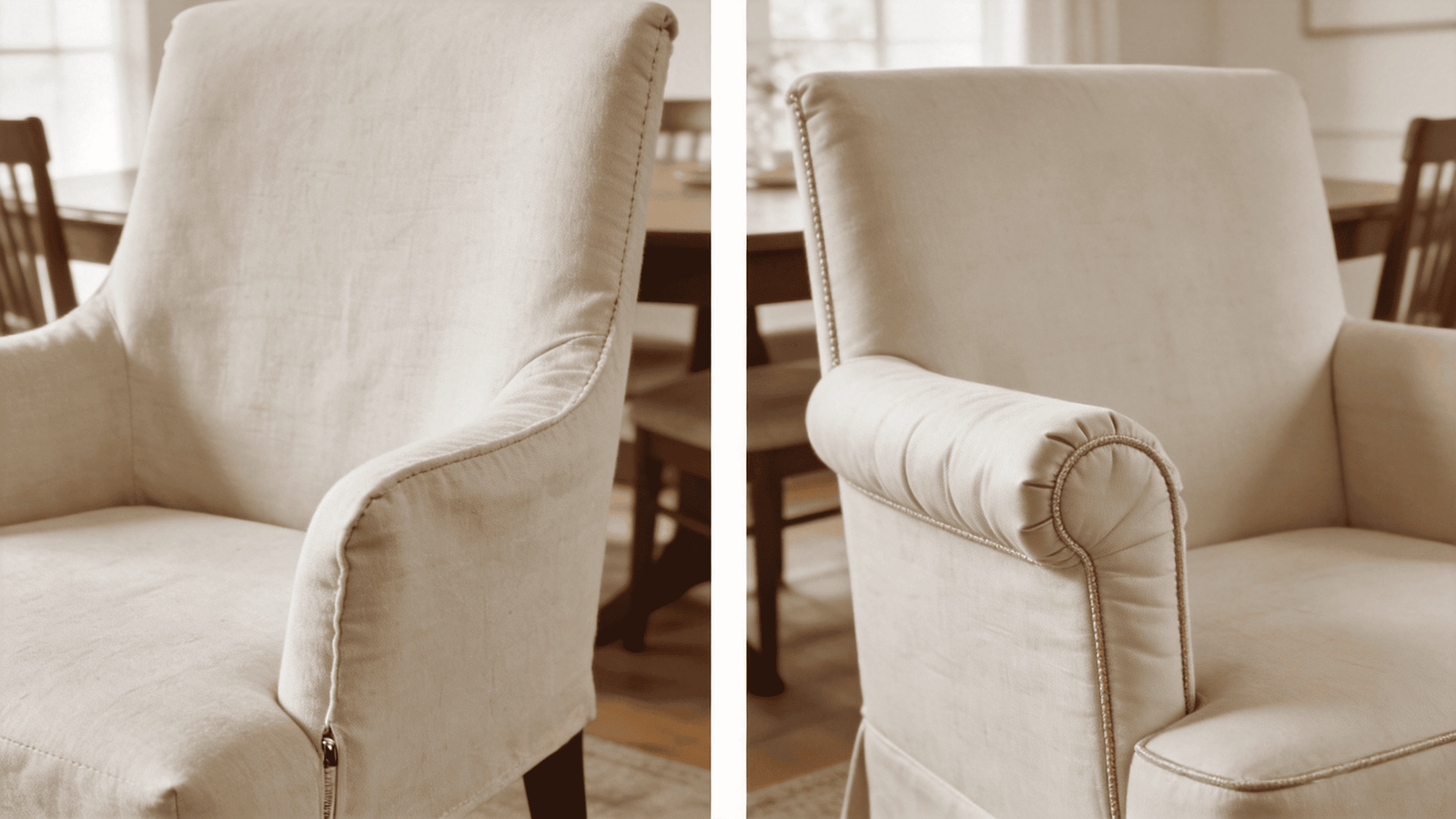 chair cover detail