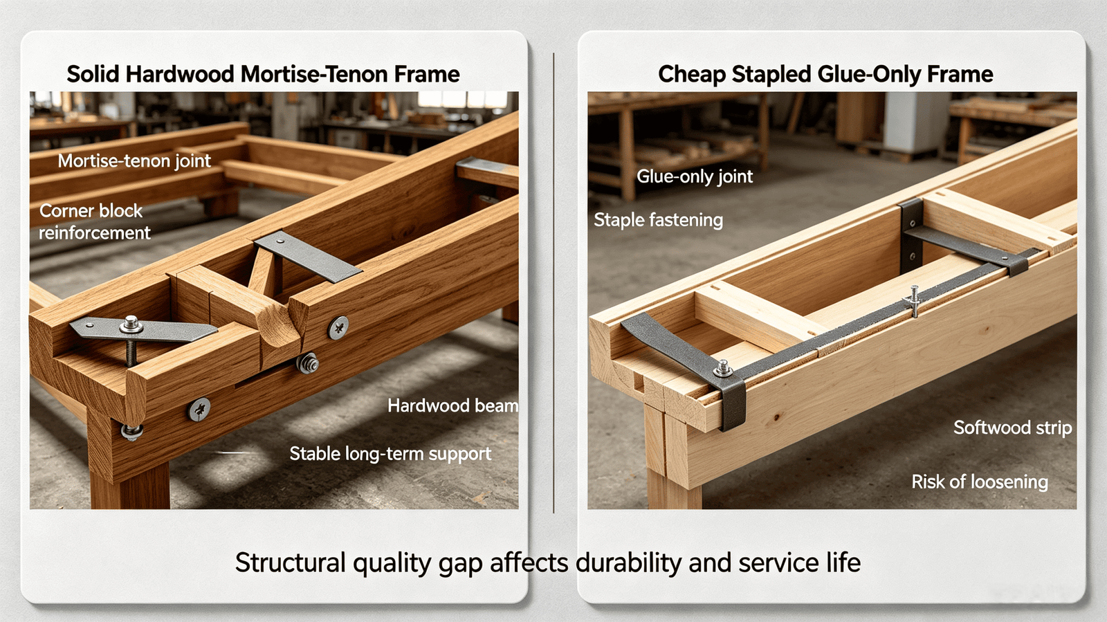 chair structure difference