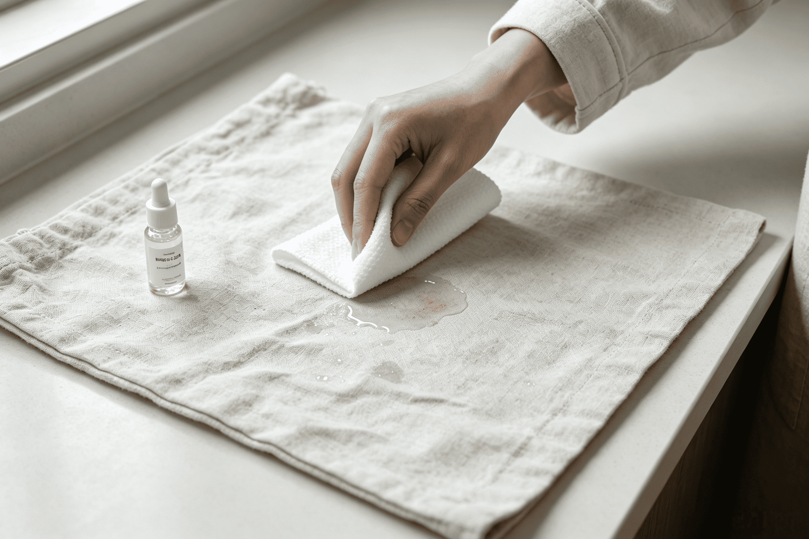 clean linen dirt