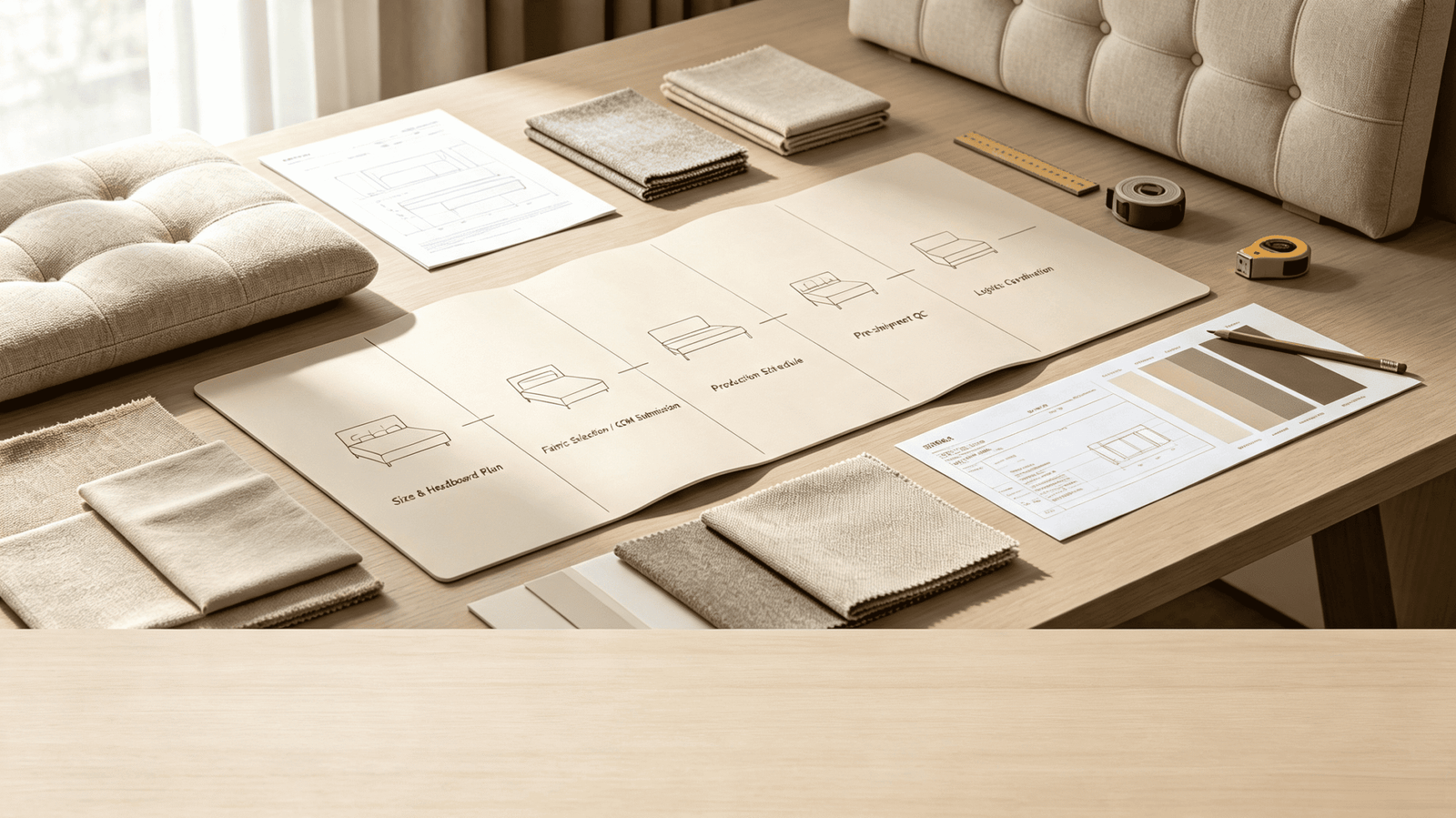 custom bed process