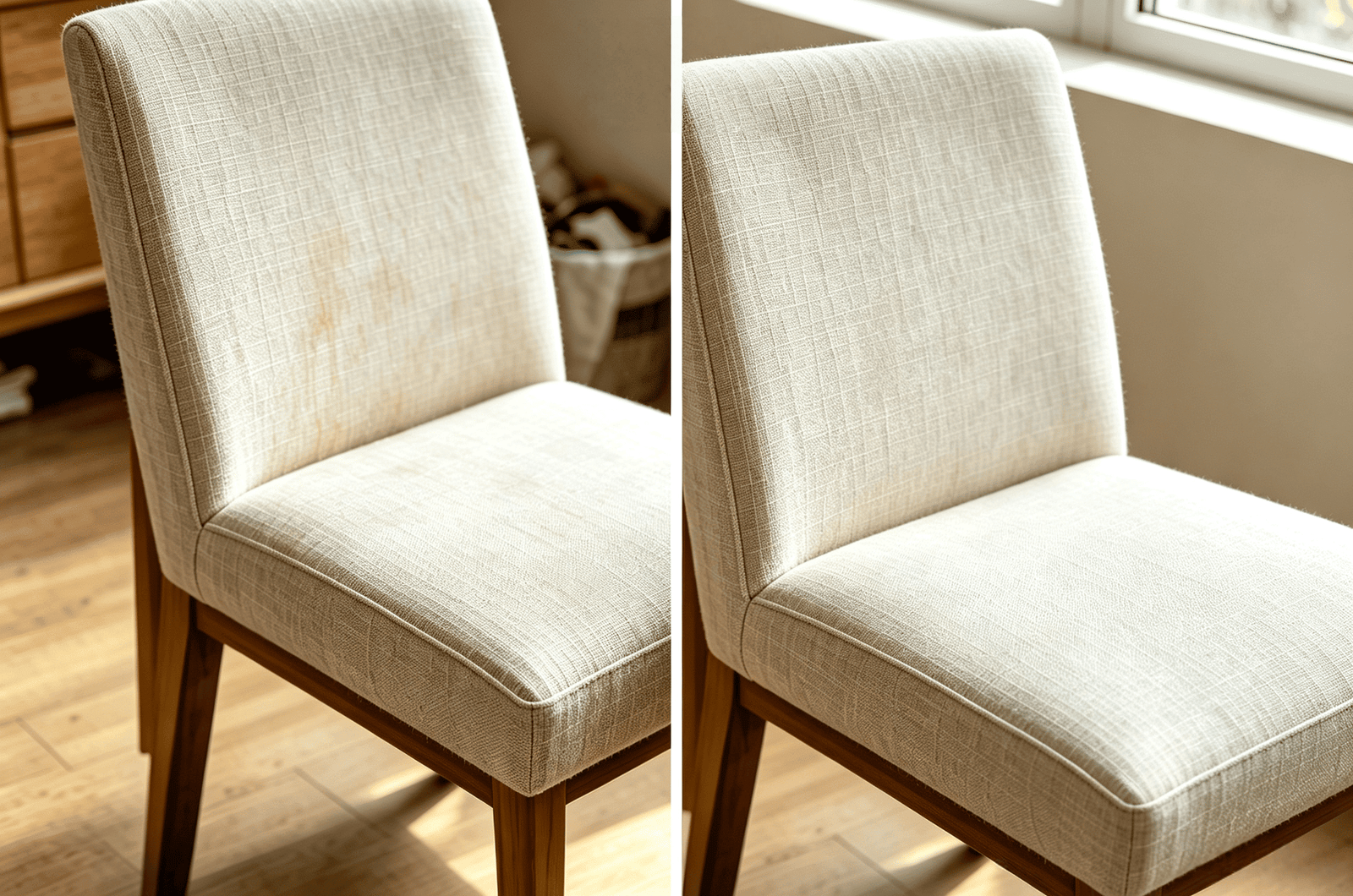 dining chair clean