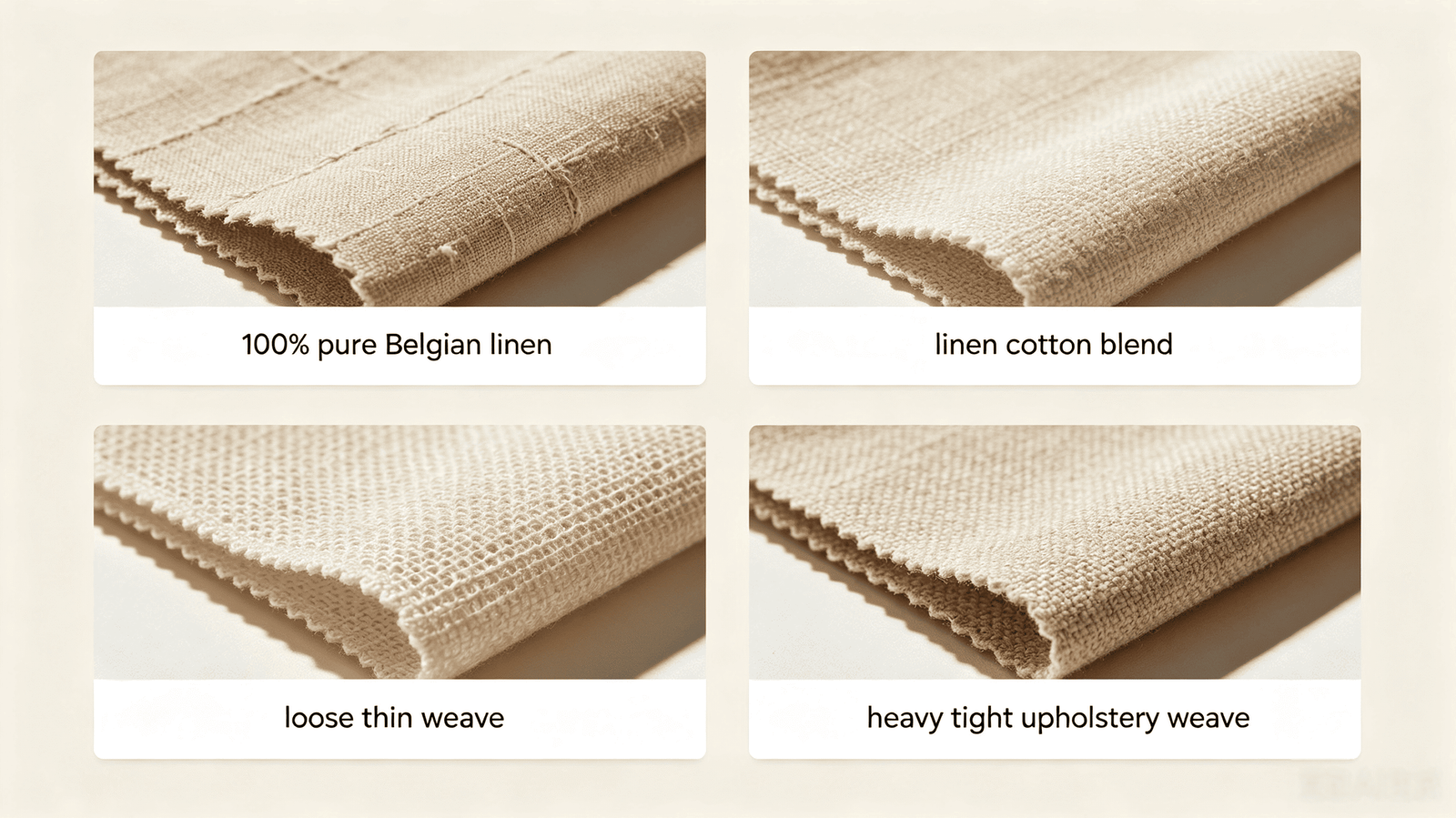 fabric detail comparison