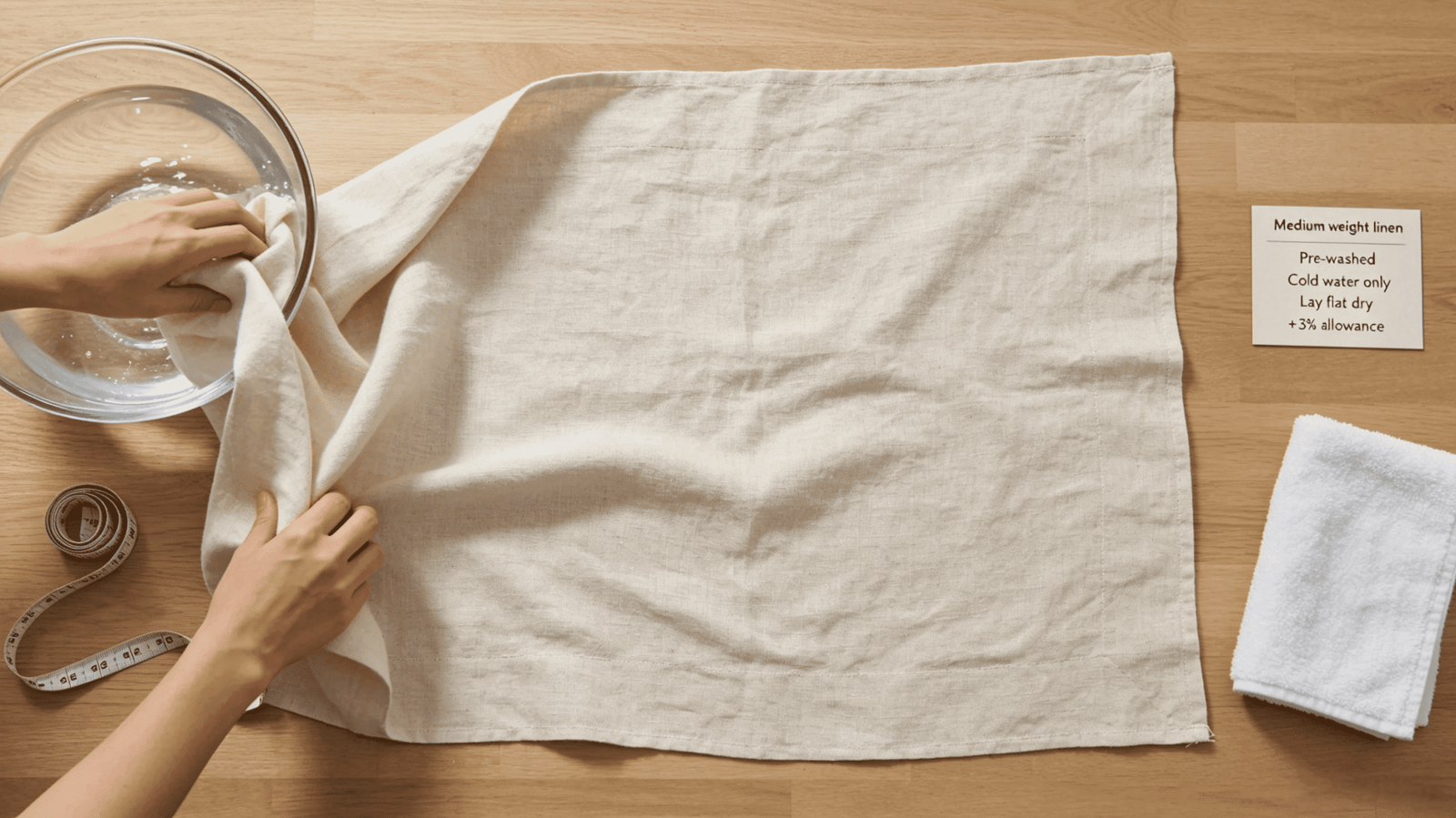 fabric pre-wash