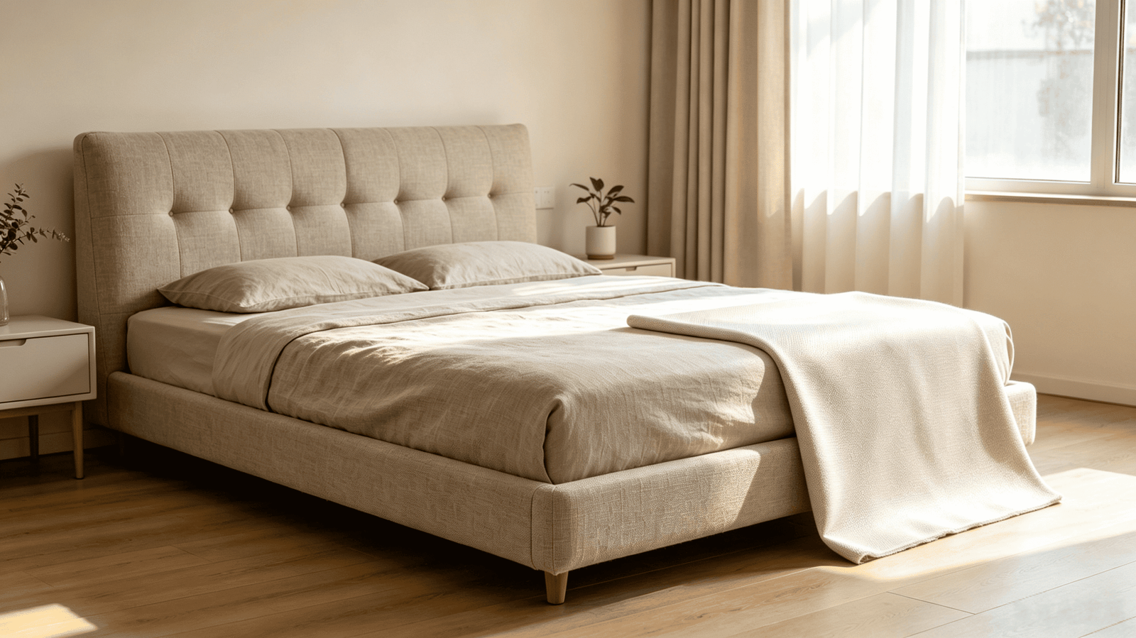 platform bed fabric comparison