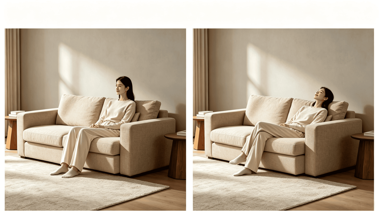 sitting position difference