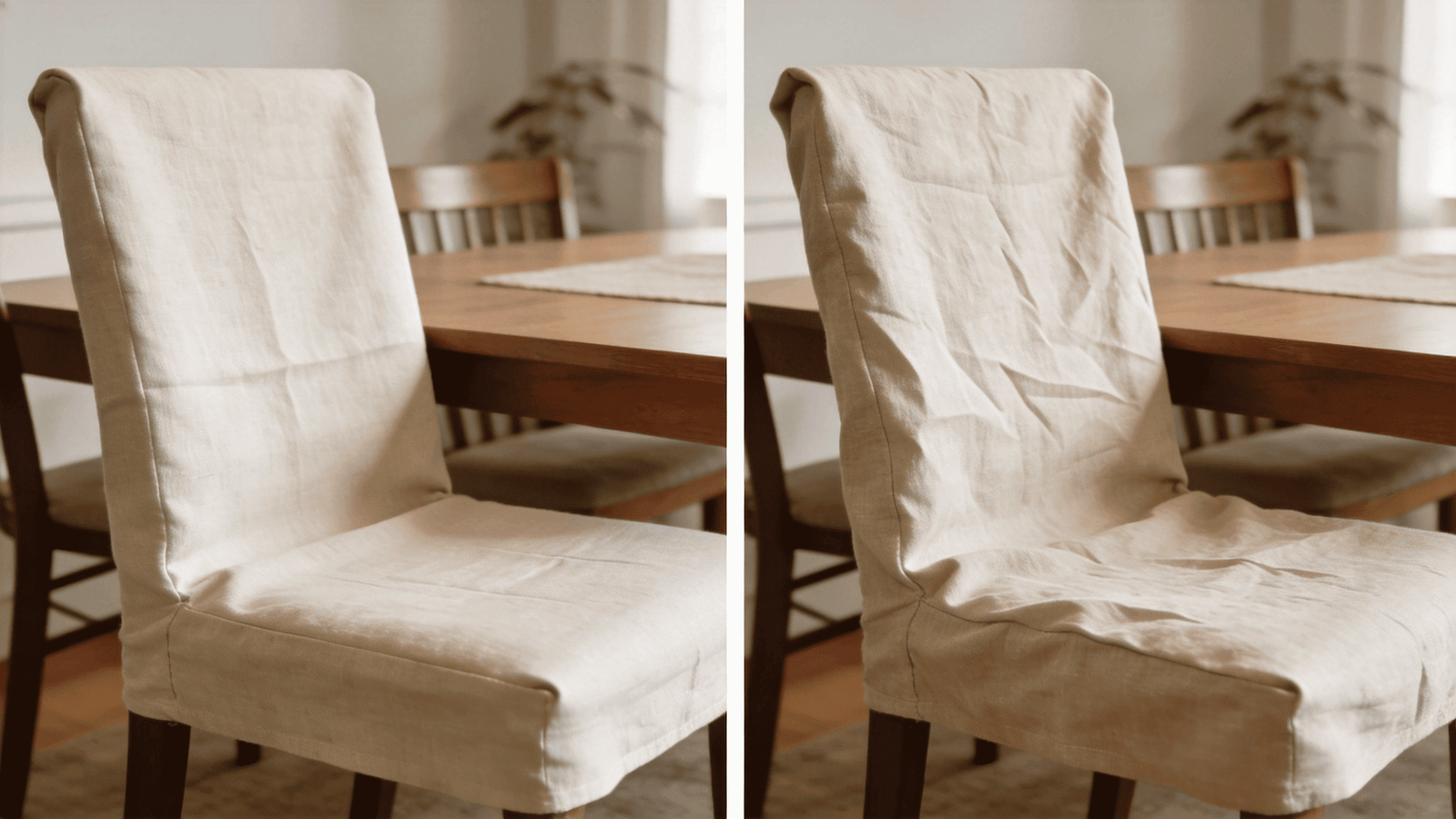 slipcover wrinkles