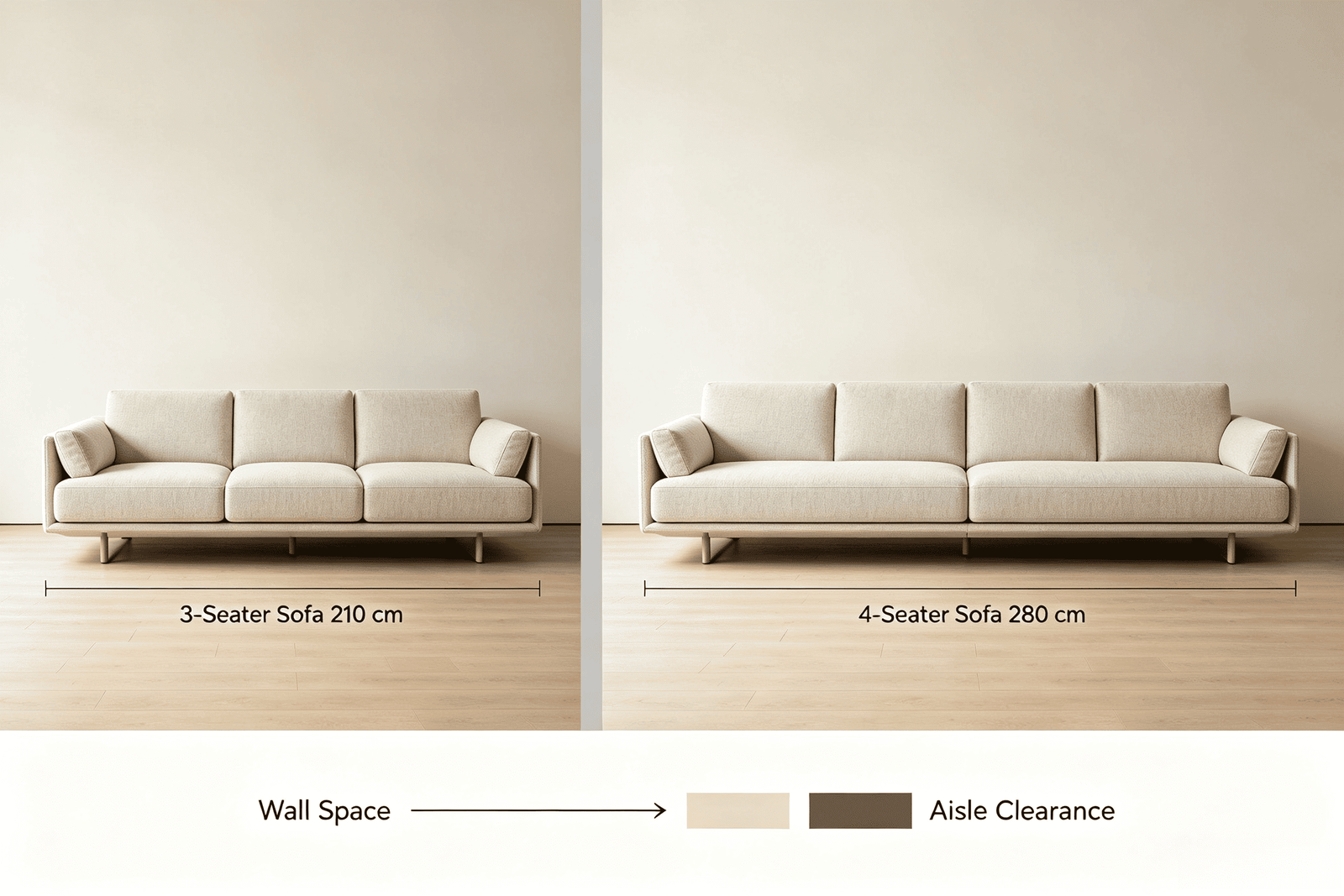 sofa seat difference