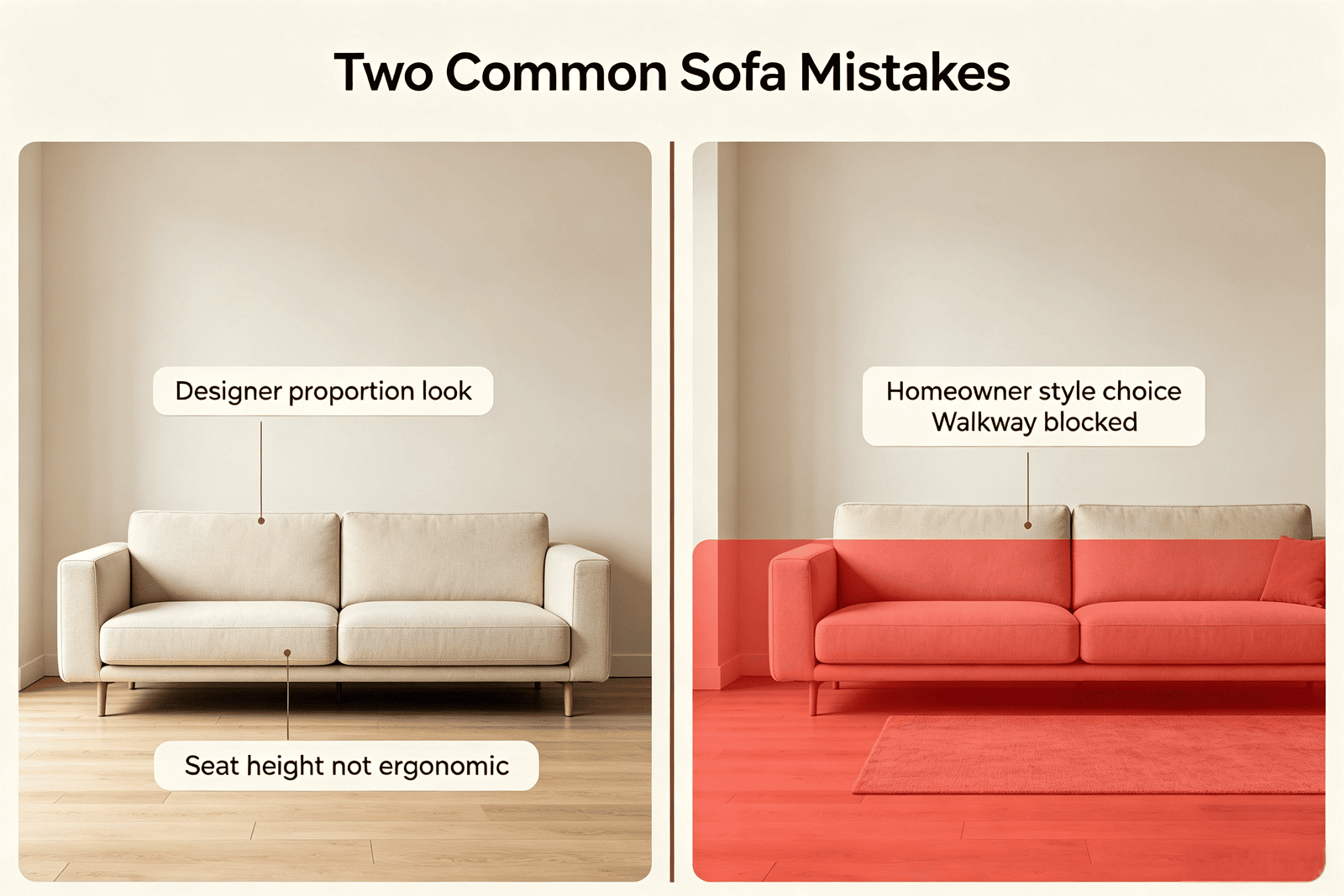 sofa size mistake