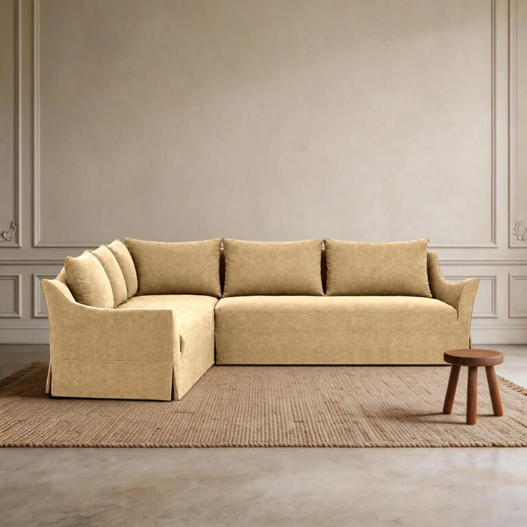 Giselle Linen Corner Sectional Sofa